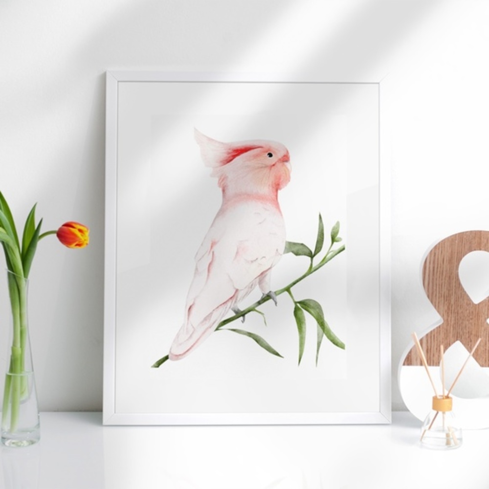 Wall Art Major Michell's Cockatoo Print Unframed - Picture 3 of 6